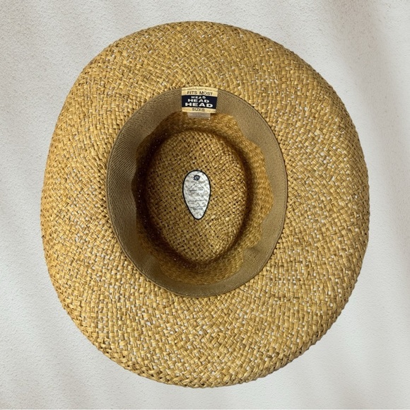 Summer Club Straw Hat Size L/XL Australian Sun Protection Head Head Head EUC - Picture 4 of 8